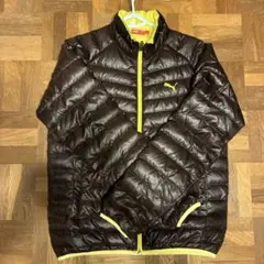 Puma ダウンジャケット Mサイズ ブラウン/イエロー