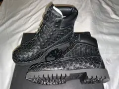 Timberland 6インチ プレミアム編み込みブラック27.5cm新品未使用 