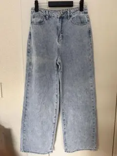 Dazy ワイドレッグデニム Lサイズ ライトブルー