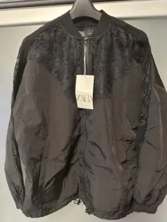 ZARA レースナイロン　ブルゾン　新品