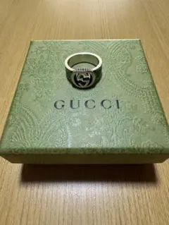 グッチ インターロッキング GG ターコイズリング