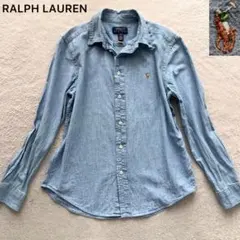 美品✨ラルフローレン　 シャンブレーシャツ デニムシャツ 最新 QRタグ