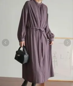 URBAN RESEARCH DOORS パープルシャツワンピース　M