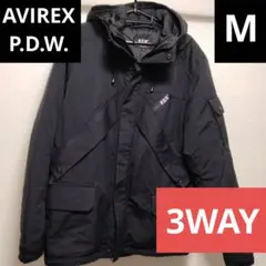 AVIREX P.D.W. 3WAYジャケット Mサイズ ブラック