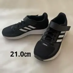adidas スニーカー ブラック 21.0㎝のサムネイル