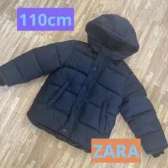 ZARA 110cmダウンコート フード付き