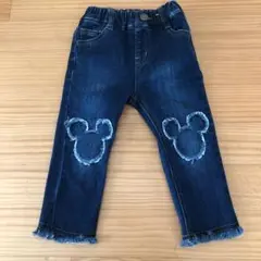 プティマイン　デニムパンツ 80