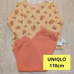 【UNIQLO】110cm　キルトパジャマ セサミストリート エルモ　長袖