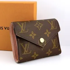 【美品・IC搭載・箱付き】ルイヴィトン モノグラム ヴィクトリーヌ 三つ折り財布