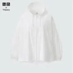 UNIQLO×theory ホワイト　シャカシャカ　UV