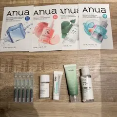 anua パック×4 + サンプルセット