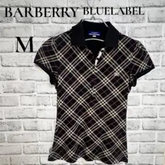 BURBERRY BLUE LABEL ノバチェック ボウタイ カットソー 黒 - メルカリ