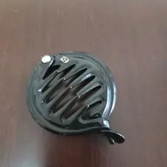 ブラックヘアクリップ 波状デザイン