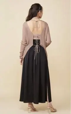 ROYAL PARTY ロングコート Fサイズ ブラック　2way