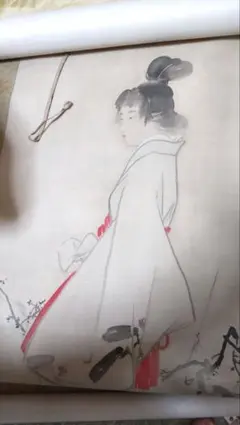 珍品!!! 江戸時代 幽霊之図 紙本 日本画 無落款 蔵出品 - メルカリ