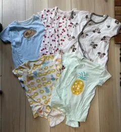 半袖ロンパース 5点セット 60cm 70cm