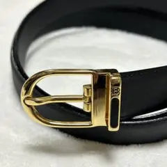 BALLY バリー　メンズ　ベルト　ゴールドバックルのサムネイル