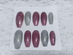 現品　ネイルチップ　♠︎マグネットロングバレリーナ♠︎