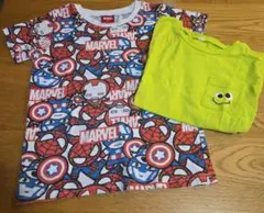 Marvel TシャツとポケットTシャツセット