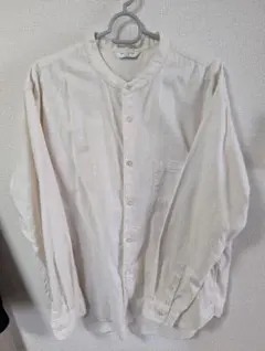 URBAN RESEARCH DOORS バンドカラー長袖シャツ