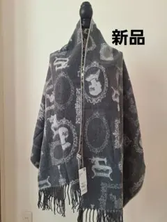 新品未使用タグ付き　アクシーズファム　額縁柄　ストール