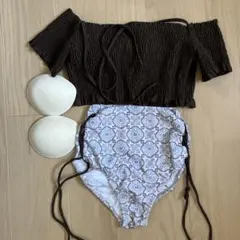 【セパレート】オフショル水着 上下セット