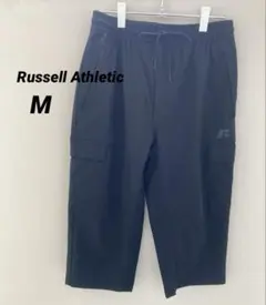 Russell Athletic 7分丈 カーゴパンツ M ブラック ストレッチのサムネイル