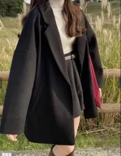 GRL ルーズテーラードコート アウター GRL ze585