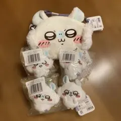【新品 未開封】モモンガだらけくじD賞ショルダーバック＋E賞マスコット4種セット