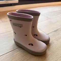 美品PUPPAPUPO キッズ レインブーツ 15cmチェリー柄のサムネイル