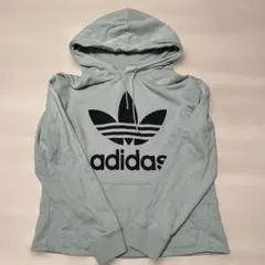 【美品】adidas アディダスオリジナル　パーカー　ミントグリーン　Mサイズ
