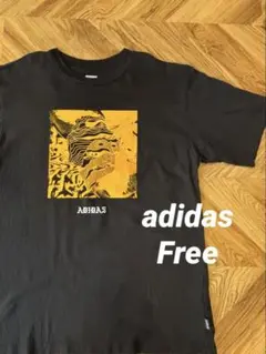 【美品】adidas アディダス グラフィック Tシャツ ブラック