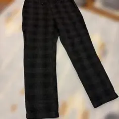 黒系チェック スラックス