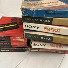 オープンリールテープまとめ売り SONY National Technics Yahoo!オークション -「オープンリール・テープ」の落札相場