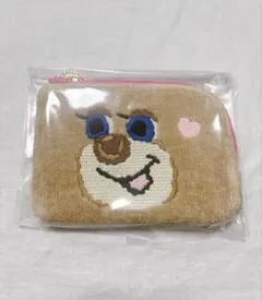 LOVERARY BY FEILER ドアップテディ ガール　L字ポーチ