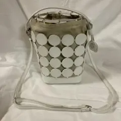 PIERRE HARDY ビュル バケットバッグ 2way ピエールアルディ　白