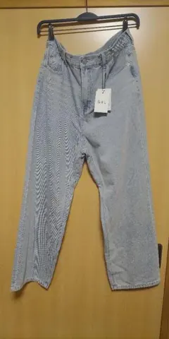 GRL ワイドレッグデニム ライトブルー