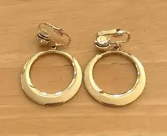 ヴィンテージ イヤリング ゴールド