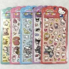 【韓国限定】サンリオTok!Tok! ぷっくり 立体 ステッカー 5枚セット
