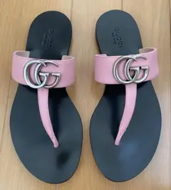 美品 GUCCI サンダル ピンク35(22.5cm)のサムネイル