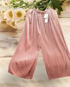 ★【RETRO GIRL】ベロアプリーツワイドパンツ Mサイズ★