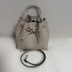 未使用　FRAY ID リボンバック　ピンク　ベージュ　ショルダー　2way