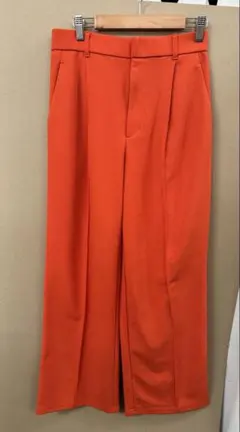 GU オレンジ パンツ ウエストゴム Lサイズ新品未使用プラタグ付き