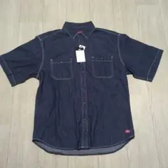 Dickies ダークデニム 半袖シャツ 新品タグ付き