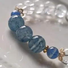 レムリアン水晶 ♡ スーパーセブン原石アメジストハート ブレスレット 