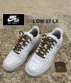 美品】NIKE AIR FORCE 1 LOW 07 LX 1972 24cm - メルカリ