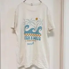 ジャージーズ Ｔシャツ クルーネック 半袖 サーフ Ｍ 生成 綿 ビーチのサムネイル