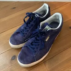 PUMA スエード スニーカー ネイビー