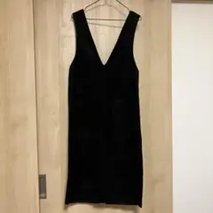 ＧＵ　ブラック ジャンパースカート M