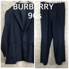 バーバリーズ　BURBERRY 90s セットアップ　ストライプジャケット　R